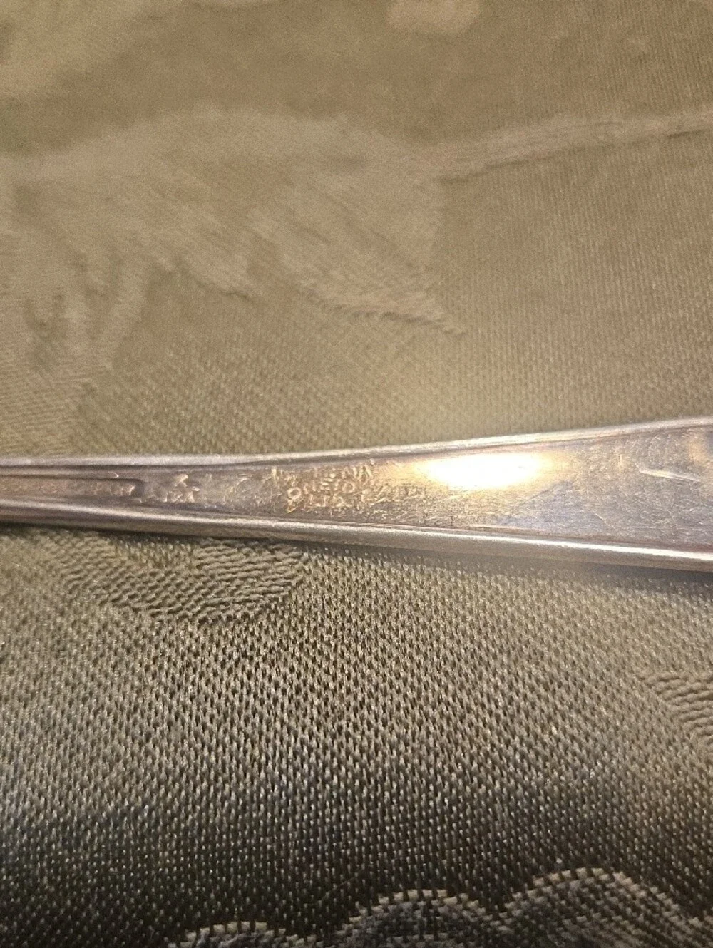 Set of 5 Classic Silver-Tone Teaspoons
